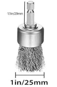 Image of 9-Piece Wire Rust Removal Brush Head Set