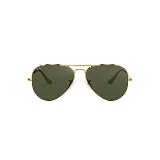 Rayban - Gafas de sol, Unisex adulto, Aviador Aviator Large Metal, Gold (L0205 Gold)