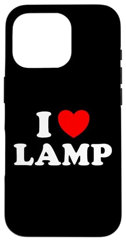 I Love Lamp ʔCgVF[h vVF[h Lh ^  X}zP[X iPhone 16 Pro p