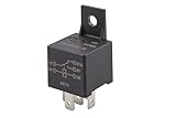 HELLA 933332011 12V 20/40A SPDT Relay with Bracket , Black