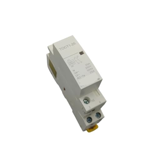 Contacteur modulaire AC 2P 25A pour tableau électrique domestique 220V 2NO sur rail DIN