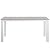 lm Modway Maine 7 Piece Outdoor Patio Dining Set, White Light Gray