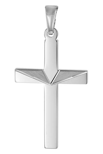 Cruz de plata 925 para hombre de 27x16 mm trendor elegante joya de alta calidad