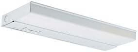 TL108RT Undercabinet Light, White Steel Finish, 8-watt