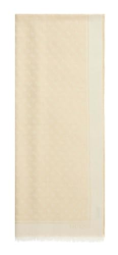 Écharpe GUESS scarf 90x180 cm beige et ivoire pour femme