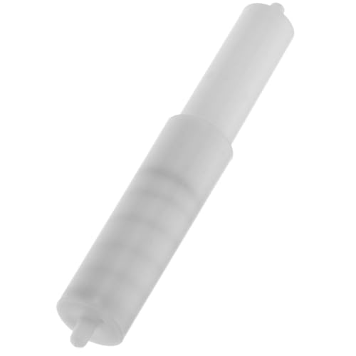 SEWACC Soporte para Papel Higiénico Resorte Retráctil Varilla de Plástico Reutilizable Compatible Rollos Estándar Adecuado para Hoteles y Baños Repuesto Práctico y Duradero