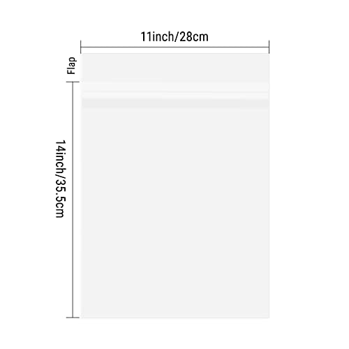 Auear, 11X14 200 Pack Acid-Free Crystal Clear Sleeves For 11X14 Prints/Pictures/Photos/Framing Mat Mattes #TOP1