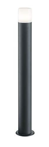 Trio Leuchten Außen Stehleuchte Hoosic 424060142, Aluminium Druckguss anthrazit, Kunststoff weiß, exkl. 1x E27