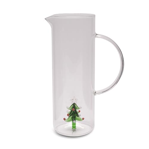 Henriette Brocca natalizia in vetro "Sweet X'mas" D10xH24 cm