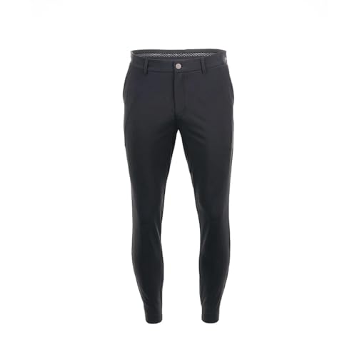 Pantalones de lino para hombre, de colores lisos, informales, para negocios, escuela, oficina, cintura elástica, pantalones casuales de verano, playa, cintura alta, transpirables, disponibles en