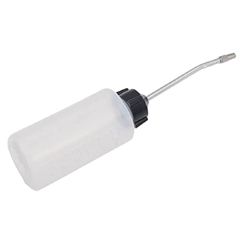 Image of Lubricant Oil Can with plastic Body for Car Multipurpose Oil Can Manual Dispenser Sewing Machine Plastic Bottle with Long Angled Spout for Car /Bike /Kitchen /Sewing Machine120ml 1 pcs