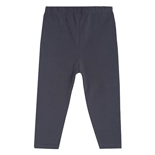Image of miniklub Girls Grey & Black Printed Top With Leggings