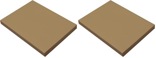 Image of Prang (Formerly SunWorks) Construction Paper, Light Brown, 9 inch x 12 inch, 100 Sheets (Pack of 2)