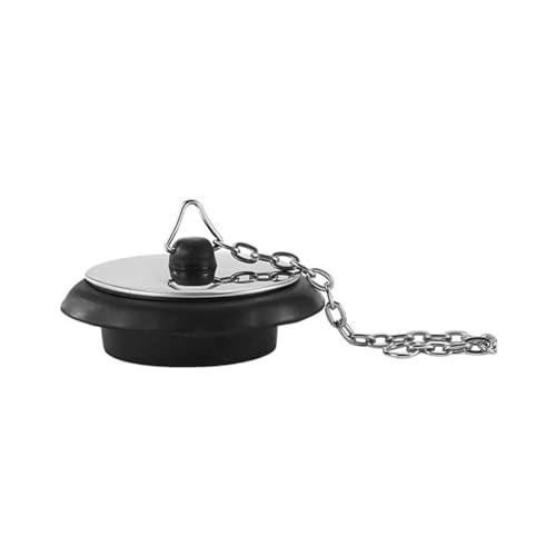 Tapón de goma para fregadero y bañera, uso múltiple, con gancho manual, 40 mm