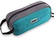 GOX Small Travel Toiletry Bag, Dopp Kit Case For Men, Multifunction Organizer Pouch (Turquoise/Grey)