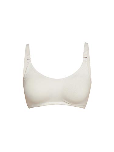 Image of Inner Sense Organic Cotton Bamboo Nursing Bra for Women I Non Padded Feeding Bra with Keyhole Back and Wire Free I Maternity Innerwear with Full Coverage (Combo Pack)