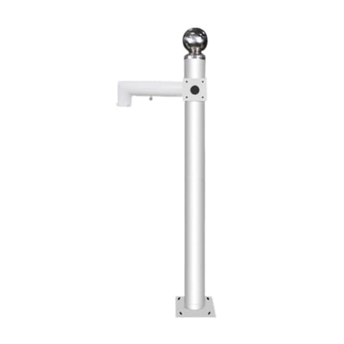 Support caméra de surveillance extérieur anti-intempéries en métal robuste - 2