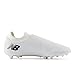 New Balance Unisex Furon Dispatch FG V7+ Soccer Shoe,White/Black/True Red,Men 4.5 / Women 6 Wide