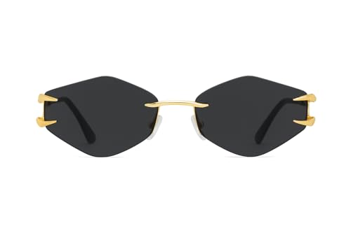 Image of RICHORS Unisex Light Weight Sunglasses Rectangular Inspired By Mc Stan Bigg Boss Winner 16 (Black Sunglass),Non-Polarized