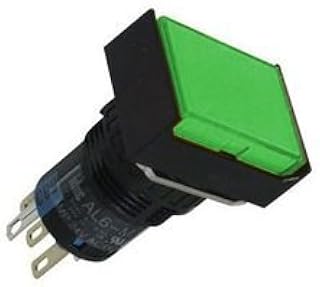 Idec Panel Mount Indicator, Led, 16Mm, Green, 24V - AL6H-P4-G