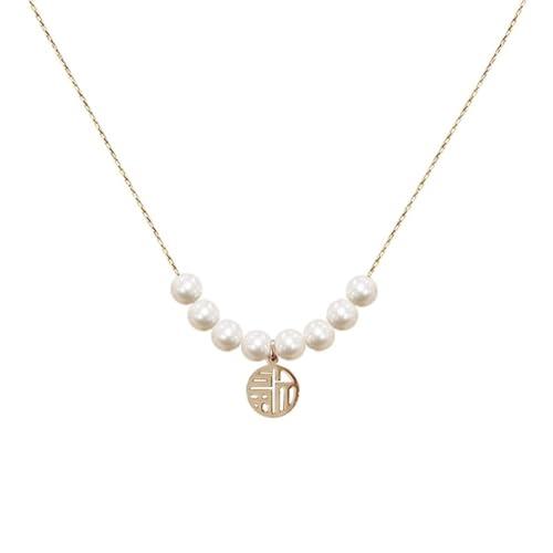 Collier en argent sterling 925 et perle blanche, l'élégance minimaliste