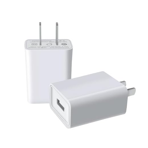 USB Wall Charger FOBSUNLAND. USB Wall Plug 5V 2.1A AC Power Adapter Compatible with iPhone,Pad,Samsung,Tablet,Kindle and More (White 2pack)