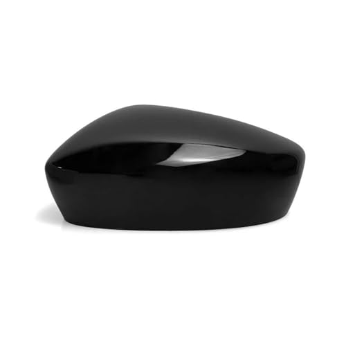 車のバックミラーカバー ために マツダ 2 ために デミオ 2015-2019 車のバックミラーサイドミラー下部カバーバックミラーハウジングフレーム 車用バックミラーカバー シェル(Left Black)