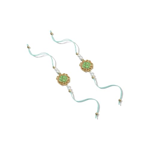 Image of Salty Rakhi for Brother & Bhaiya Bhabhi | Wrist Band Gift Pack for Sister, Bro, Bhaiya and Bhabhi | Bracelet for Men, Women | Fancy Jewellery Combo Gifts | Gift for Rakshabandhan | Traditional Rakhi Gift