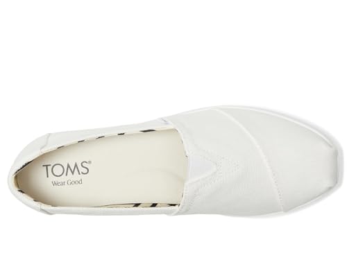 Image of TOMS Women's Alpargata Plus Slip On Espadrille, Textile Upper, Relaxed Fit, CloudBound Insole, Stretchy Easy On and Off
