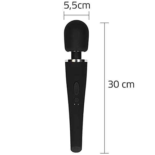Alexis - Magicwand Akku - Magic Wand Vibratoren Stark - Wand Massagestab Sex - Kabelloser Massagestab Stark - 30 Cm