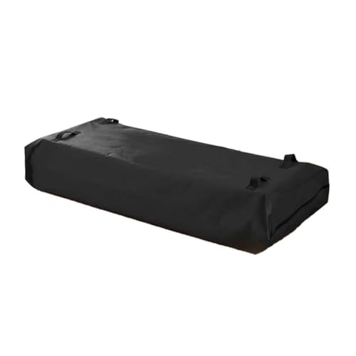 Lapiglo Bolsa de almacenamiento de colchón impermeable resistente a los rayos UV, funda de tela Oxford a prueba de polvo, para viajes en casa, 133 x 71 x 17 cm, color negro