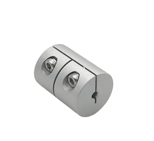 Rigid coupling,Stainless steel rigid coupling 1pcs Rigid Coupling Clamping Rigid Motor Screw D16L16 Aluminum Aperture 2/3/3.17/4/5/6/6.35/8mm Stepper Motor Servo Connector(2mm to 8mm)
