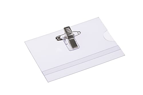 OPUS 2 121261 - Porta nombres con pinza combi 95 x 65mm, 24 unidades Cover