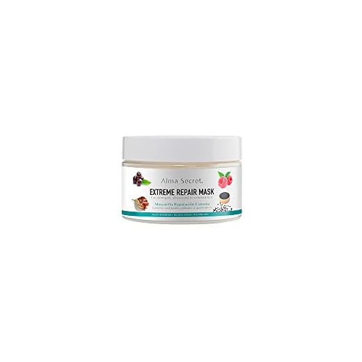 Alma Secret Extreme Repair - Mascarilla pelo reconstructora fibra capilar - tratamiento reparación capilar - apta Método Curly - Hialurónico Biotina Proteínas - Cabello dañado 250 ml