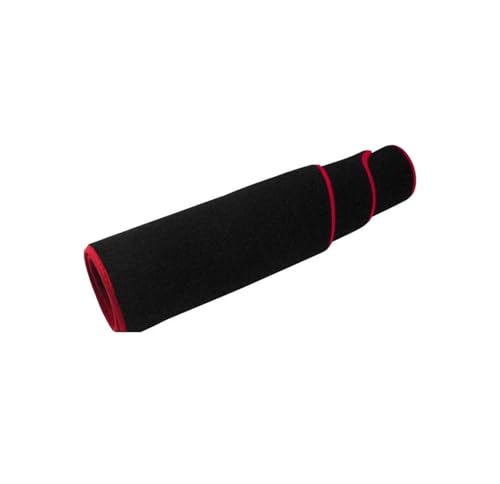 Tapis de tableau de bord haut de gamme VW Passat B7 2013-2014 rouge RHD
