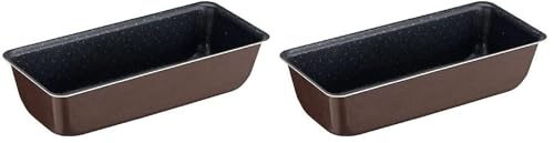 Tefal Un moule à cake, Chocolat, Ø28 cm (Lot de 2)