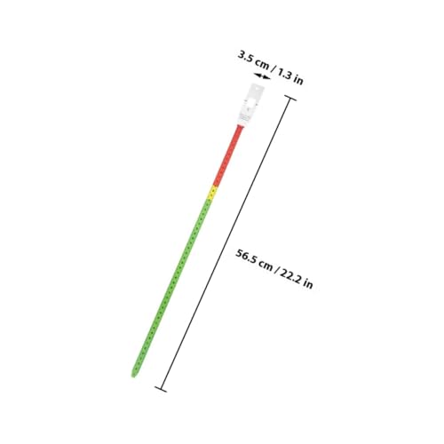 Cinta métrica para medir circunferencia de cabeza 2 piezas 56.5 cm miniatura 2