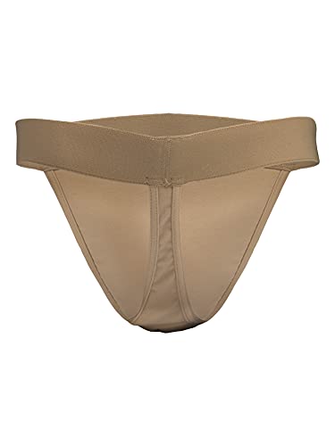 Mens Dance Thong Back Dance Belt WM131BEIS Beige Small3