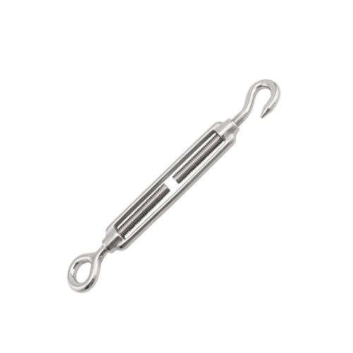 Turnbuckle 1Pcs Turnbuckle M4 M5 M6 Stainless Steel Adjust Chain Rigging Hooks & Eye Wire Rope Tension Device Line for Wire Rope Tension(M6,CC Type) miniatura 1