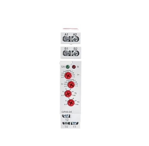 Relais de surintensité et de sous-intensité 220V GRI8-04 protection surcharge rail DIN 0.1A-1A