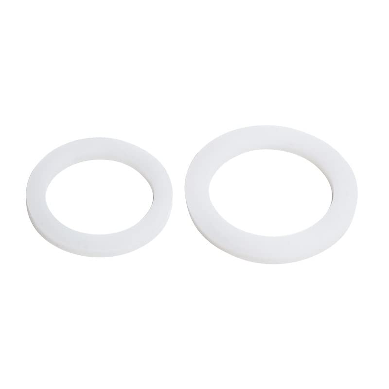 10pcs * Anillo de Junta Plana de Silicona 1/2 '' 3/4 '' 1 '' 2 '' Vmq Junta de Anillo de Sellado de Goma for Tubo Corrugado Lavadora de Anillo de Junta Plana