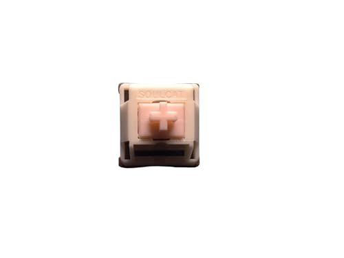 Image of Zkeebs HMX Linear 5-Pin MX Mechanical Keyboard Switches for Custom Mechanical Keyboards (HMX Soulcat x Poro 45g, 110 Switches)