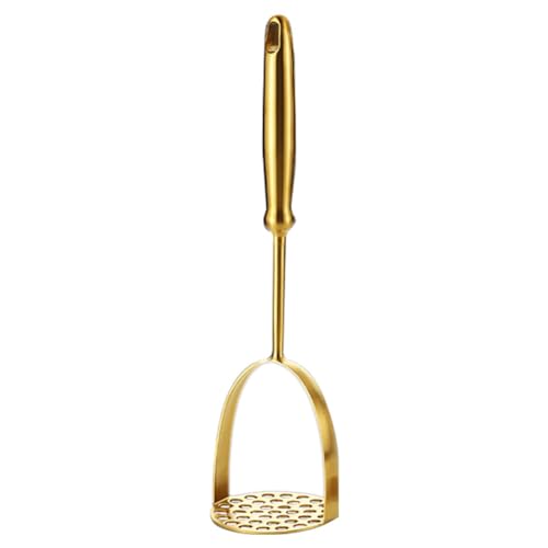 El Mejor Listado de Prensa patatas disponible en línea para comprar. 45 Bloepum Triturador de Patatas de Acero Inoxidable Dorado, Prensa de Patatas Doméstica, Triturador Manual Multifuncional