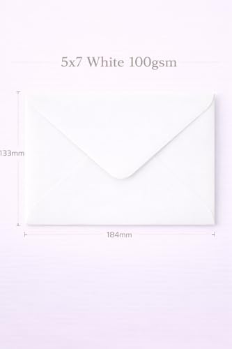 Sobres blancos de alta calidad 100 x 133 mm para tarjetería invitaciones y correo postal 3