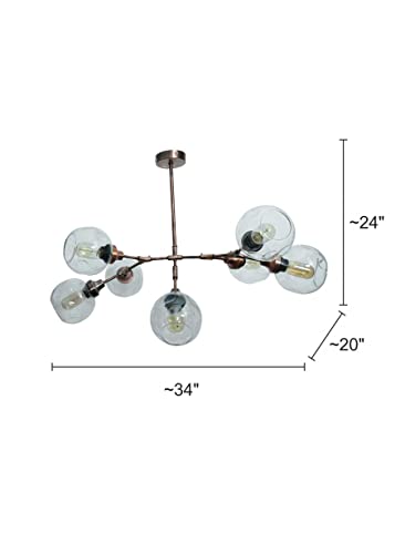 Image of HL Home Lighting UFO-CH-8 Hanging Ceiling Decorative Home, UFO CH-8
