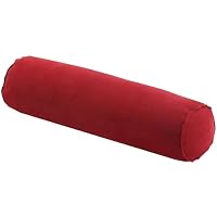 Oreiller Cylindrique Long VEAI - 20x60 Cm - Mousse Haute Densité 50D - Housse En Chenille Lavable - Pour Cou, Dos, Jambes, Canapé, Yoga