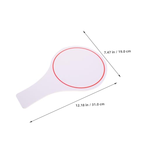 BCOATH Single-Sided Scoreboard Portable Judge Writing Board Lightweight Foam Dry Erase Board for Outdoor Activities