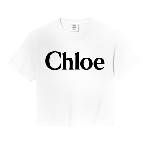 Chloe Name Women Cute Girl Elegant Female Love Handwriting Comfort Colors Crop Top