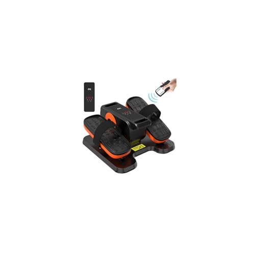 Image of ESL Under Desk Elliptical, Electric Elliptical Leg Exerciser for Seniors | 12 Speed Adjustable, Quiet Elliptical Exercise Machine with Remote, Seated Pedal Exerciser with Strap, Portable