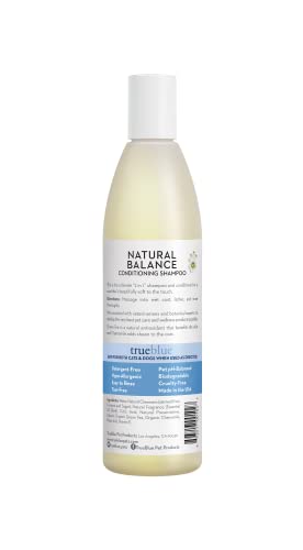 Trueblue Natural Balance Conditioning Dog Shampoo With Green Tea & Chamomile - Cleansing Wash, Deodorizing, Moisturizing – Toxin Free, Natural Botanical Blend – Tearless Cleaner – 12 Fl. Oz. #TOP1